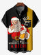 Men's Christmas Funny Graphic Short Sleeve Hawaiian Shirt